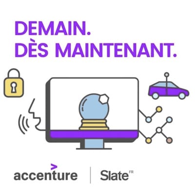 Official cover of the Demain. Dès maintenant. podcast presented by Accenture