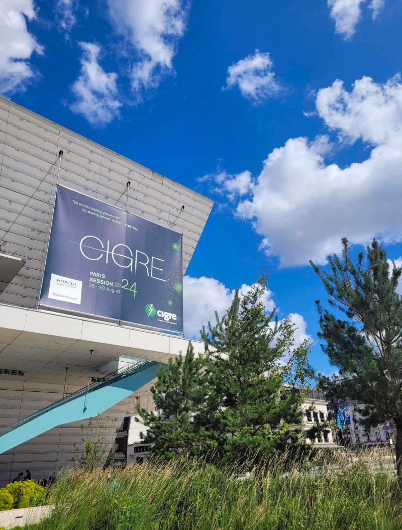 CIGRE Paris Session 2024 venue under a blue sky
