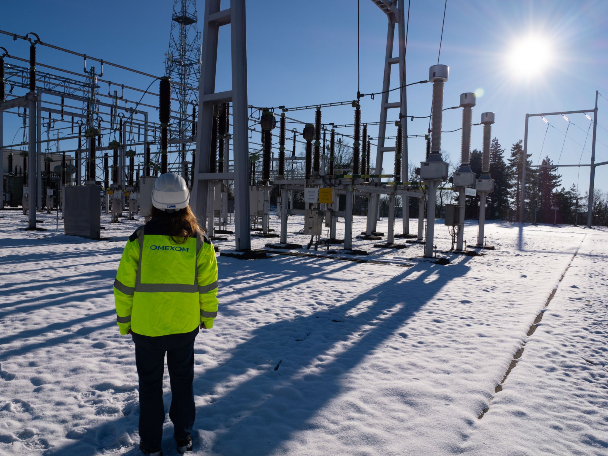 Field visit to an electrical substation in Liège, Belgium