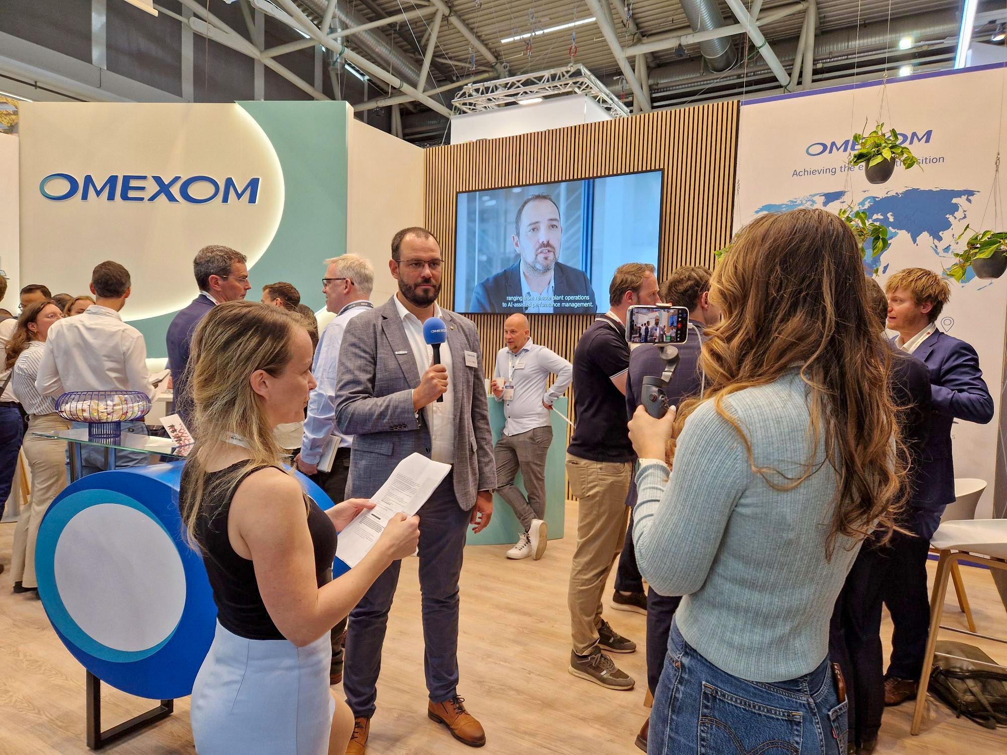 Mobile video interview production at Intersolar 2025 in Munich